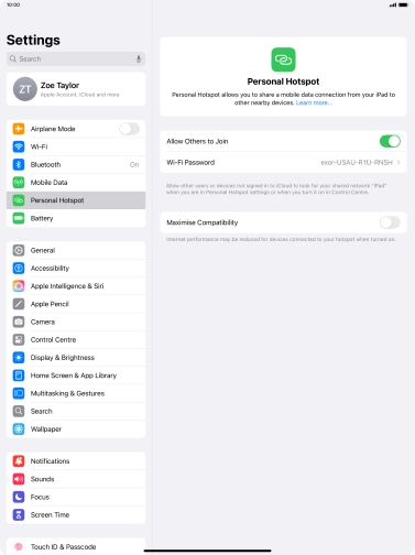 Slide your finger upwards starting from the bottom of the screen to return to the home screen.
