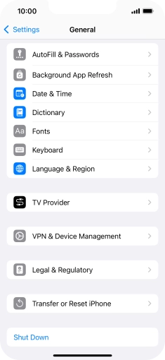 Press Background App Refresh.