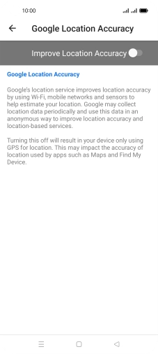 If you press the indicator next to 