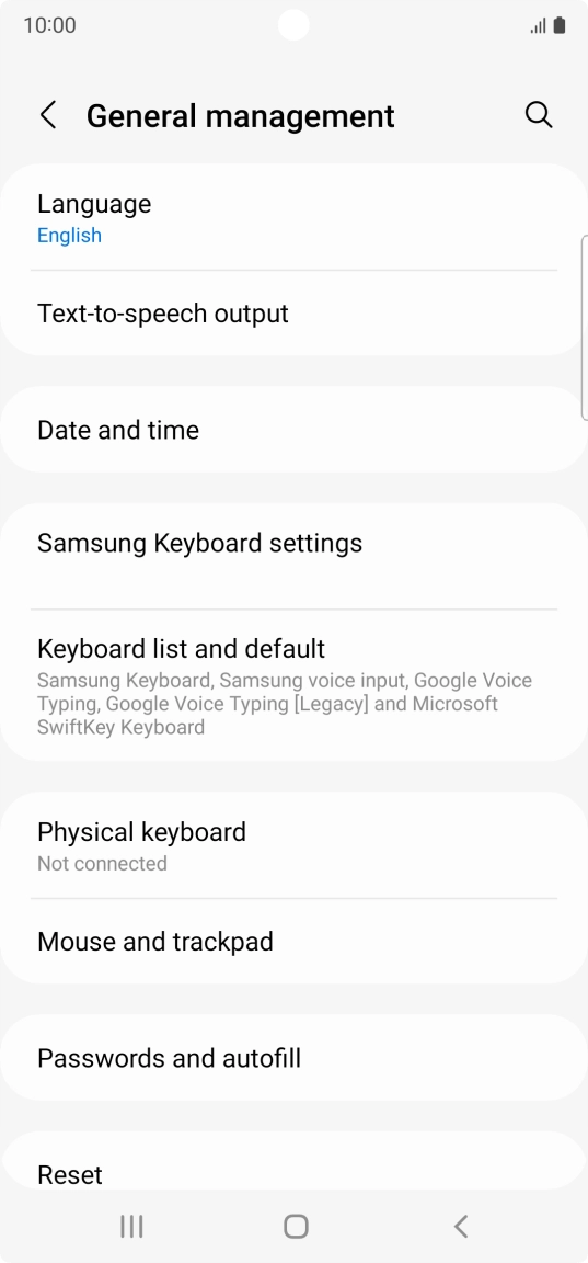 Press Date and time.