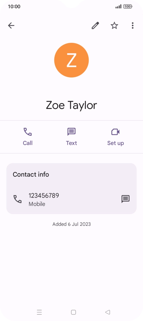 Press the Home key to return to the home screen.