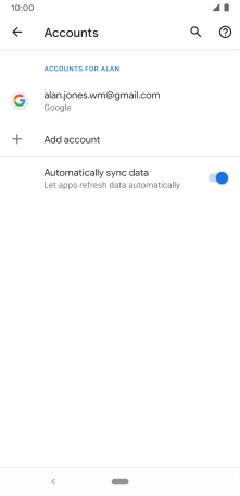 Press the Home key to return to the home screen.