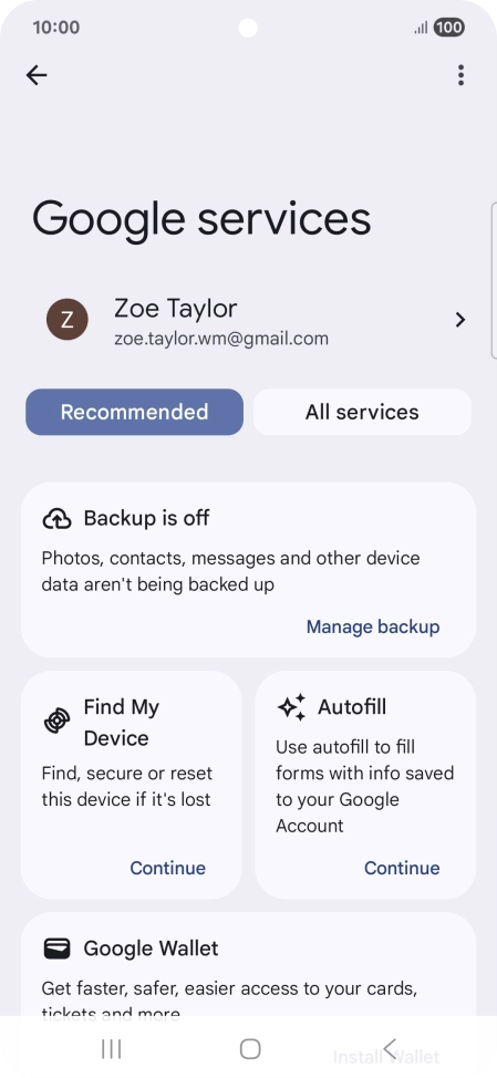 Press Find My Device.