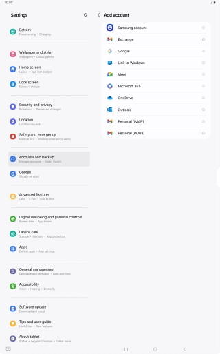 Press Google.