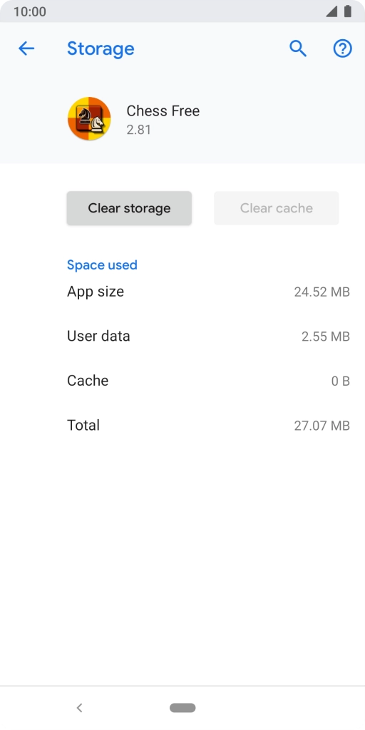 Press the Home key to return to the home screen.