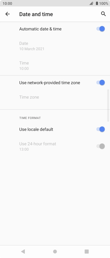 Press the Home key to return to the home screen.