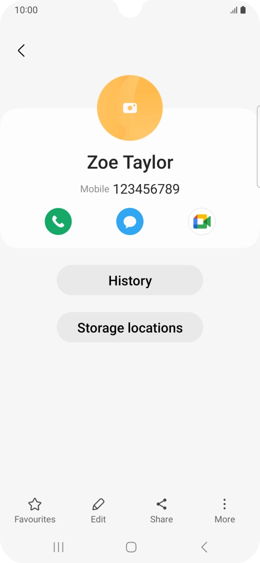 Press the Home key to return to the home screen.