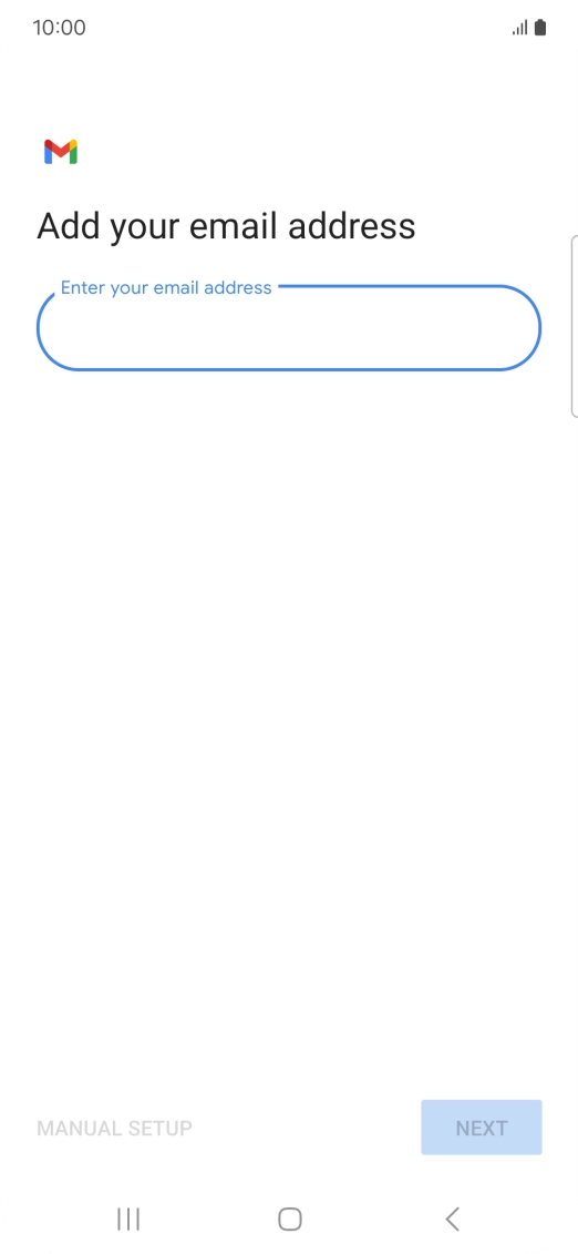 Press the field below 