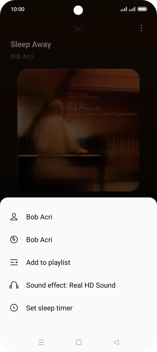 Press Add to playlist.