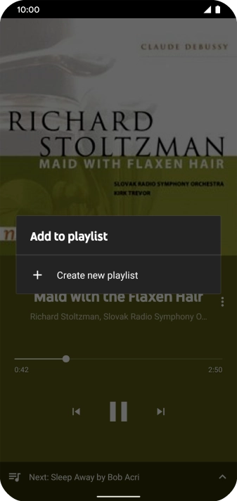Press Create new playlist.