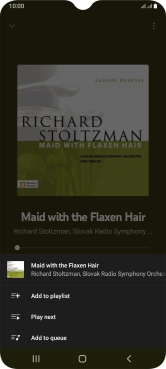 Press Add to playlist.