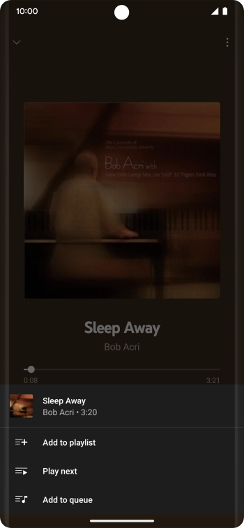 Press Add to playlist.