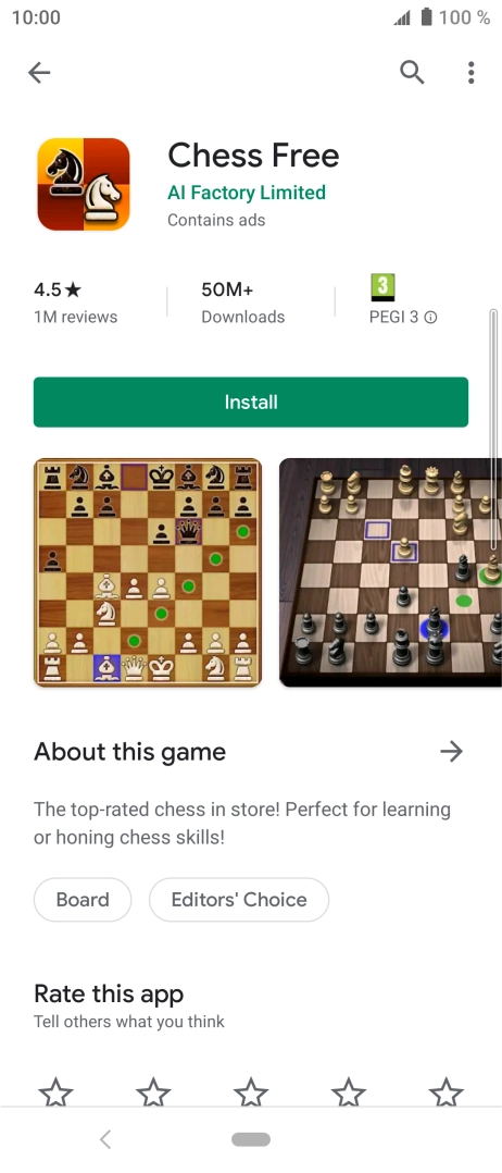 Press the Home key to return to the home screen.