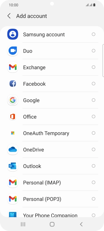 Press Google.