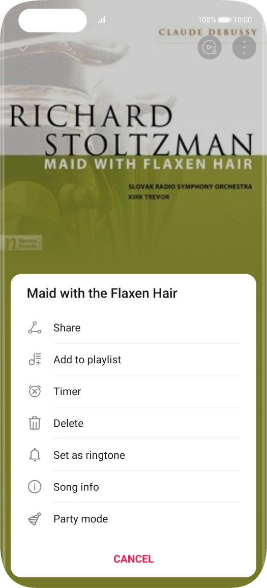 Press Add to playlist.