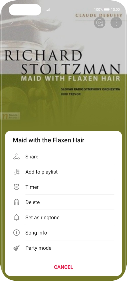 Press Add to playlist.