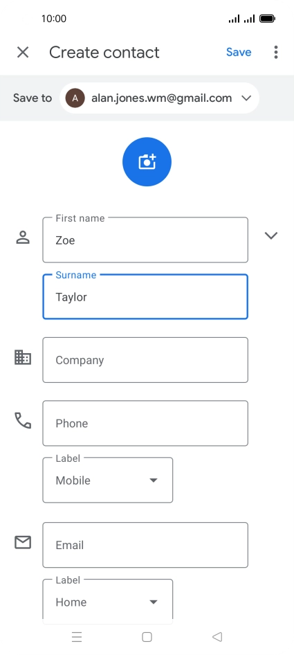 Press Phone and key in the required phone number.