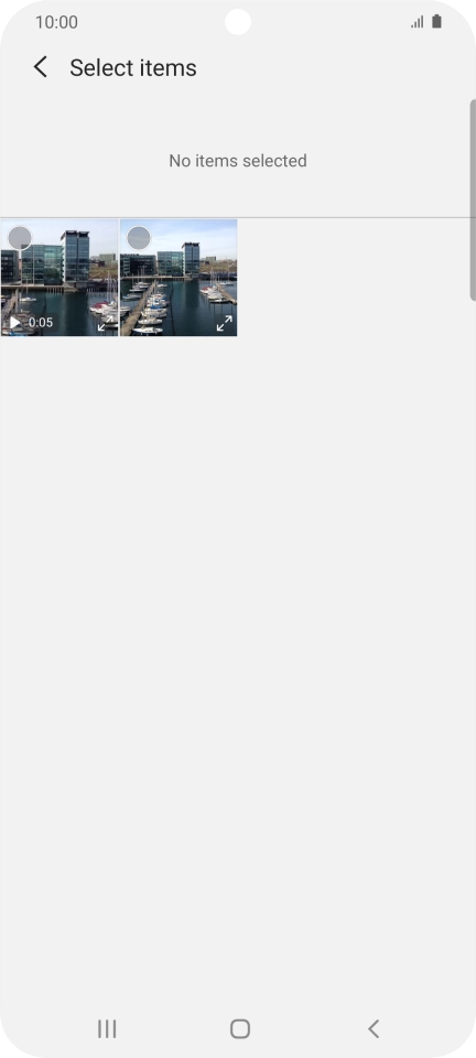 Press the required picture.