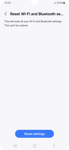 Press Reset settings.