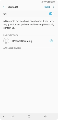 Press the Home key to return to the home screen.