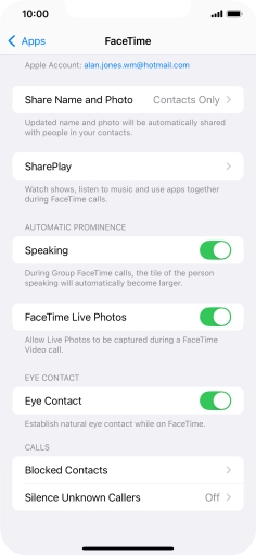 Press SharePlay.