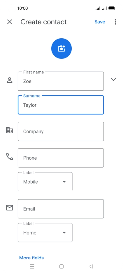 Press Phone and key in the required phone number.