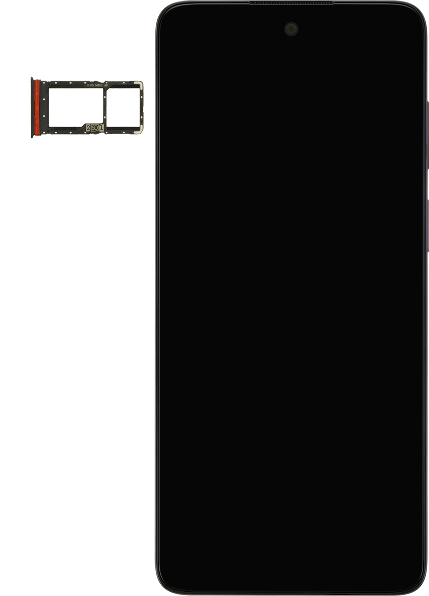 Turn your SIM so the angled corner of the SIM matches the angled corner of the SIM holder.