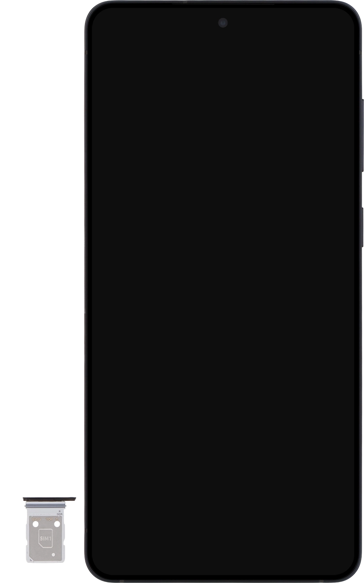 Turn your SIM as illustrated in the first SIM holder and place it in the SIM holder.