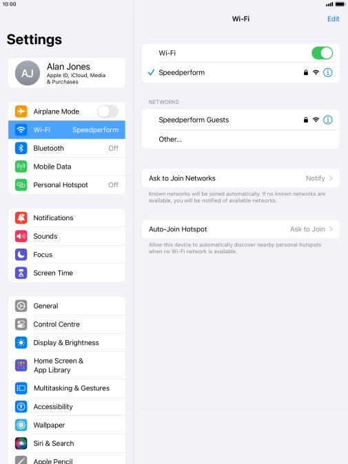 Press the Home key to return to the home screen.