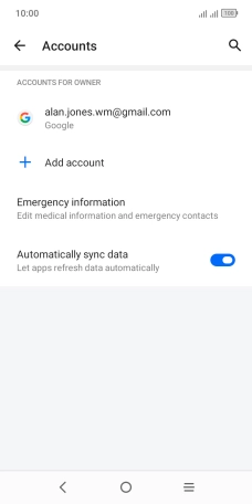 Press the Home key to return to the home screen.