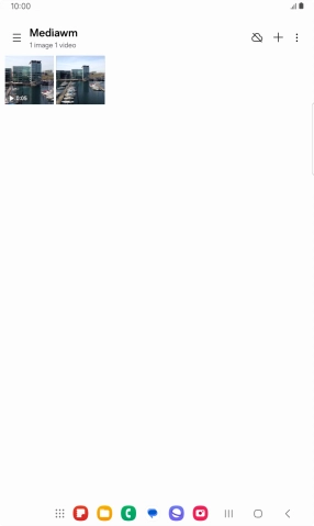 Press and hold the required picture or video clip.