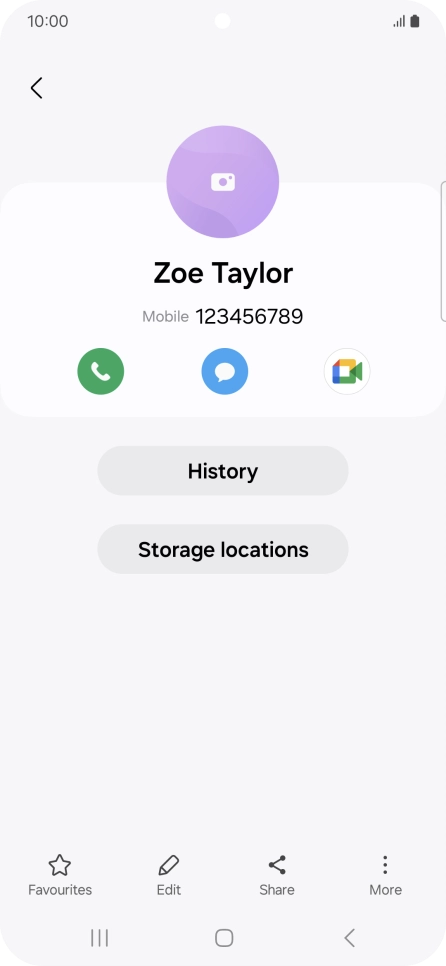Press the Home key to return to the home screen.