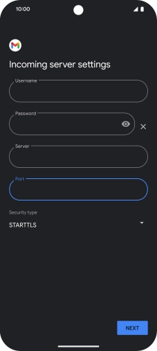 Press the drop down list below 