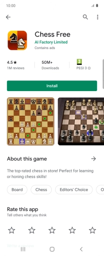 Press the Home key to return to the home screen.