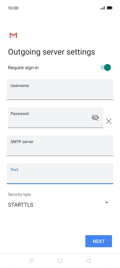 Press the drop down list below 