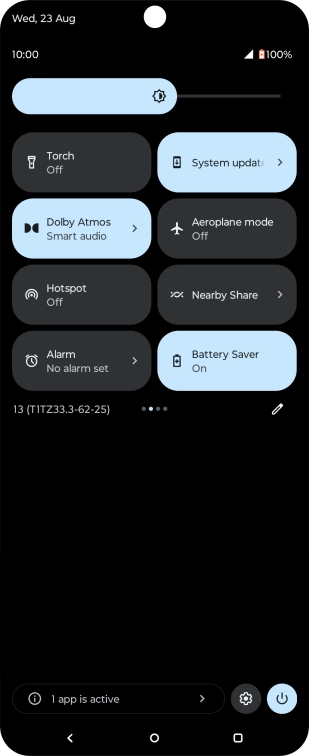Press the Home key to return to the home screen.