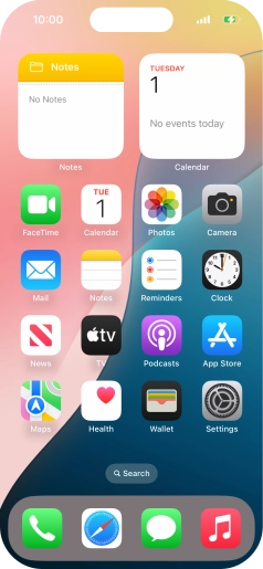 When the battery charging icon is displayed, charging is in progress.