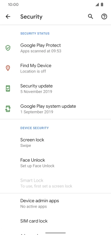 Press SIM card lock.