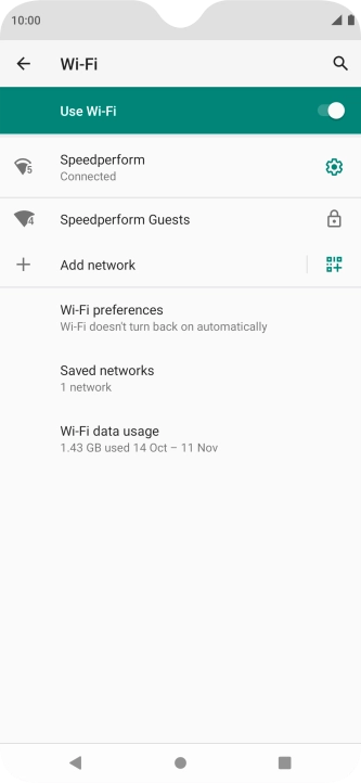 Press the Home key to return to the home screen.