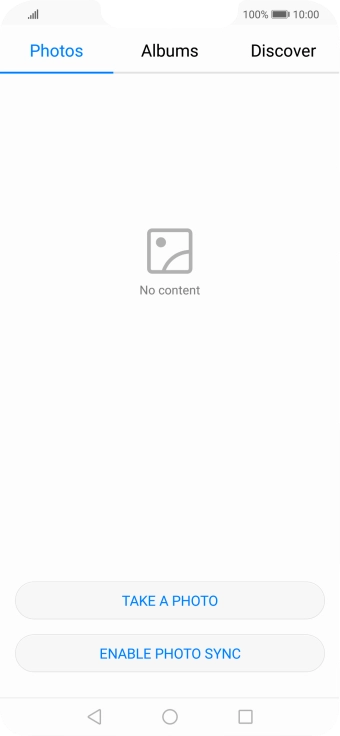Press Albums and go to the required folder.