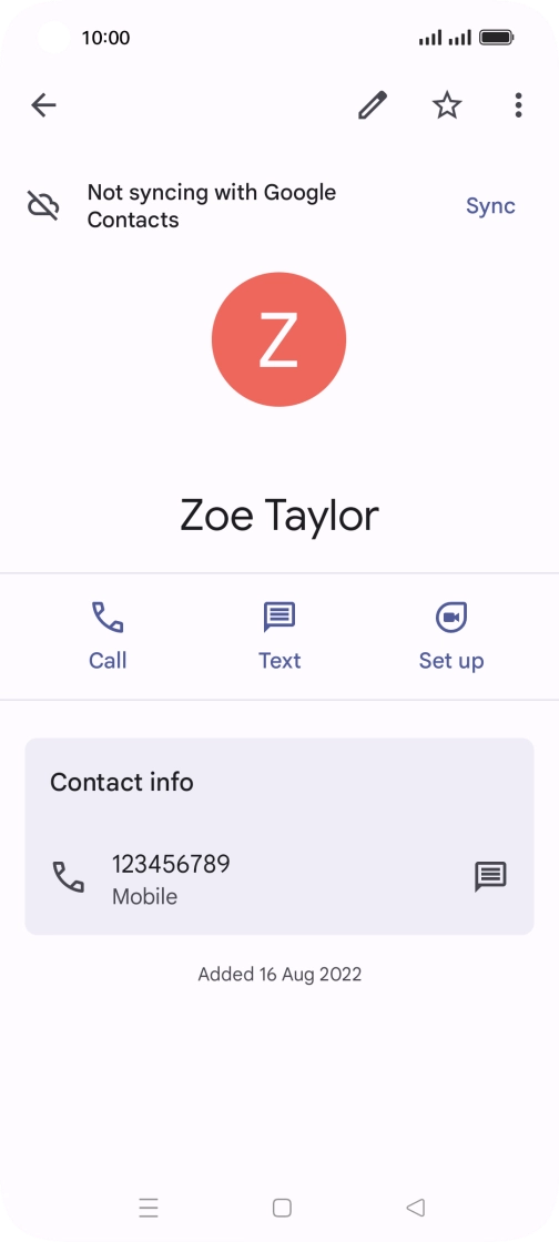 Press the required number.