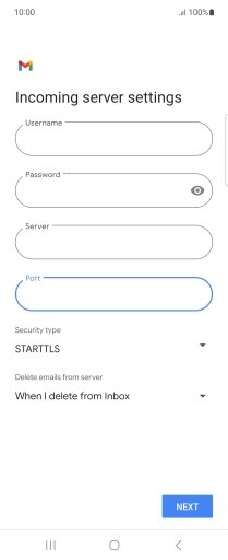 Press the drop down list below 
