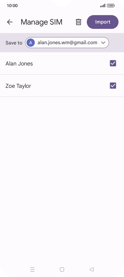 Press the drop down list next to 
