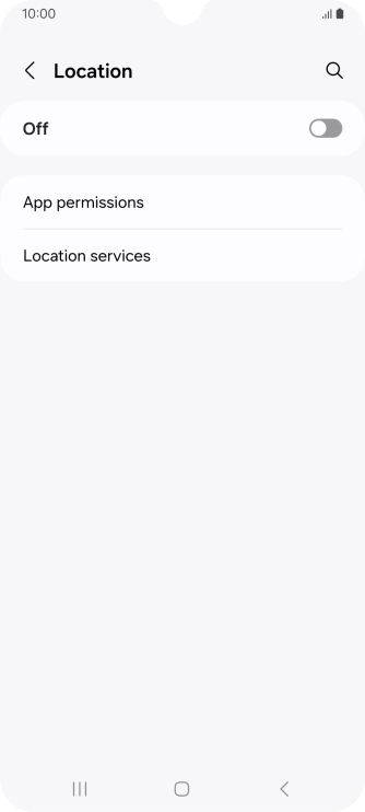 Press the indicator to turn the function on or off.