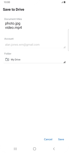 Press the field below 