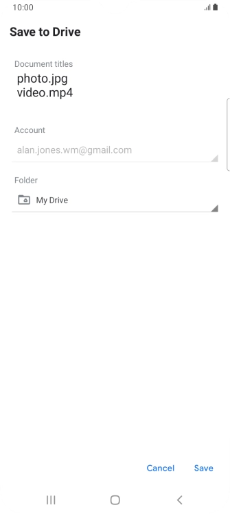 Press the field below 