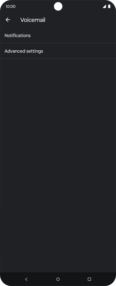 Press Advanced settings.