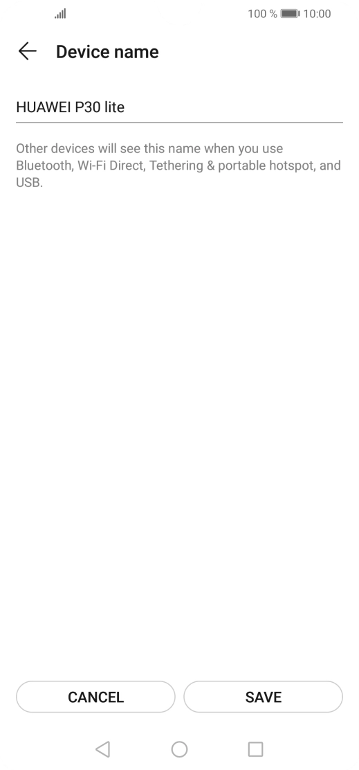 Key in the required Wi-Fi hotspot name and press SAVE.