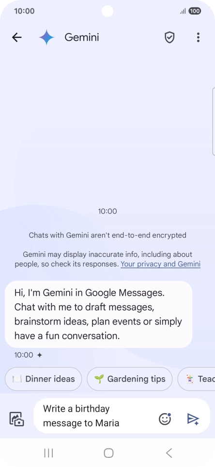 Write or say in your own words which topic you would like to use.