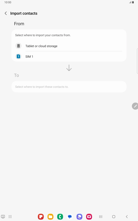 Press the name of the SIM.